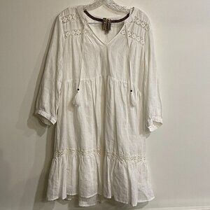 Knox Rose white cowgirl dress lace